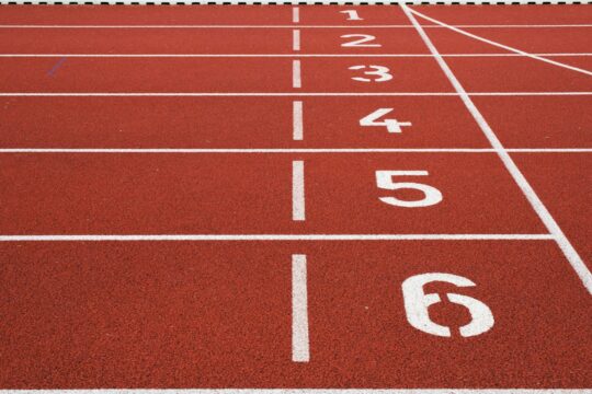 running field during daytime